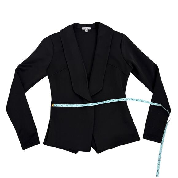 Cache Black Fitted Single Button Blazer Career Office Size Women's 2 - Picture 4 of 7